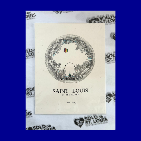St. Louis in the Round Print by John Pils