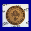 Fleur de Lis Cork Trivet