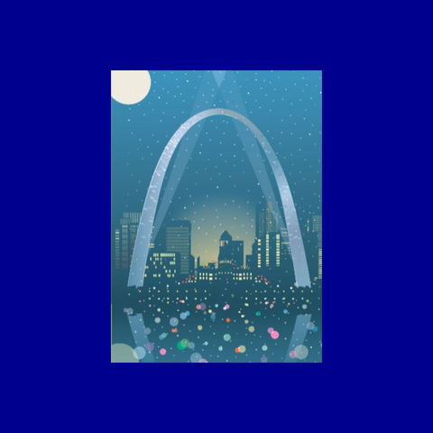 Holiday Boxed Greeting Cards Gateway Arch