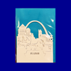 St. Louis City Skyline Greeting Card