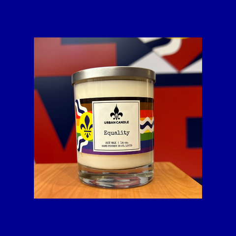 Equality Pride Flag Candle